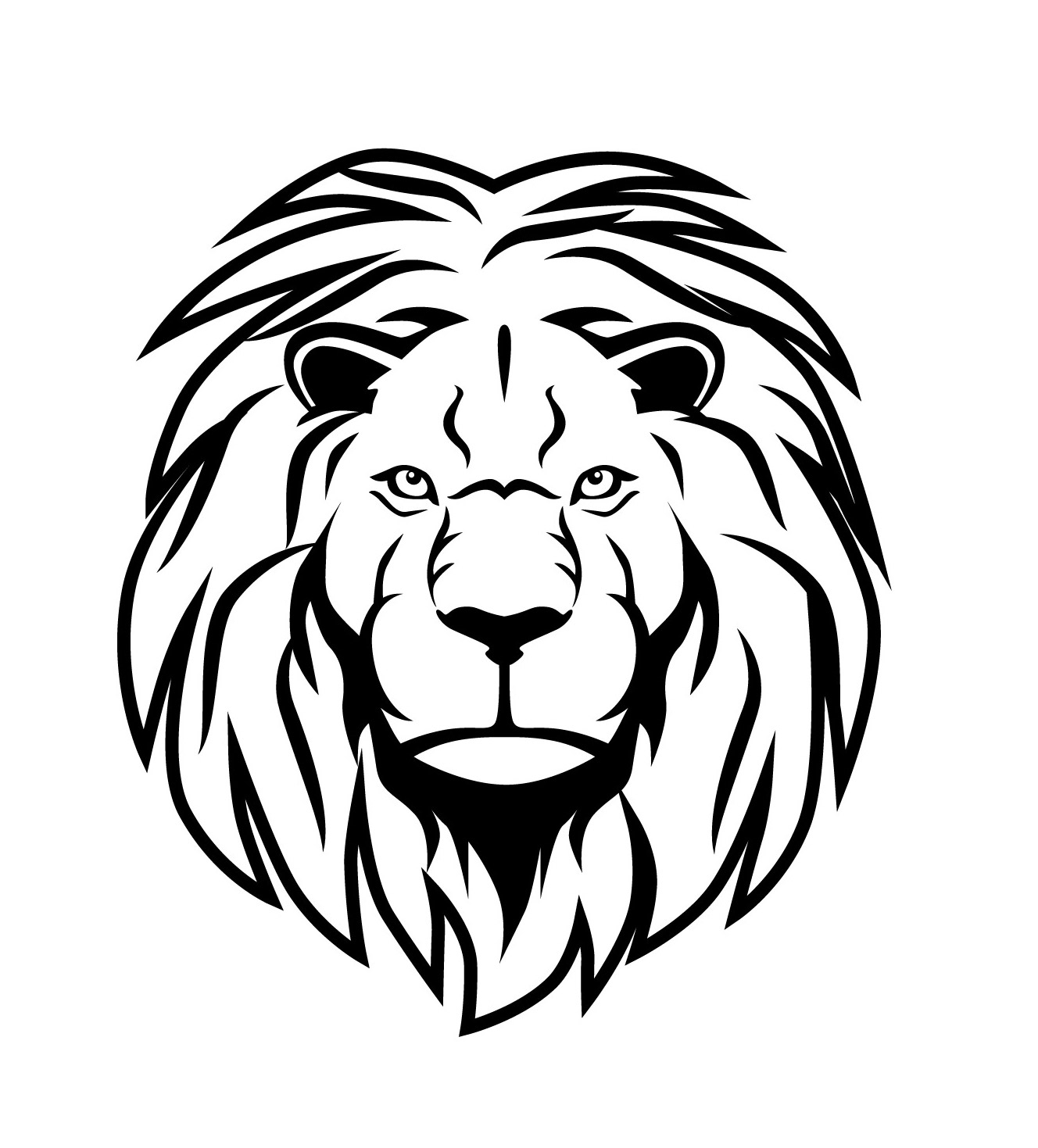 Forty four stone lions!